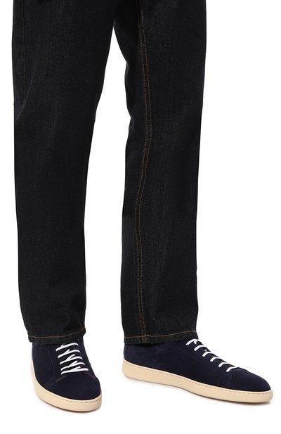 Замшевые кеды KITON, арт. USSTEN2NX0021, фото 3