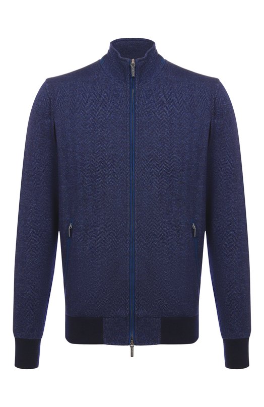 Толстовка из шерсти и хлопка Capobianco 19M454.SP00. Синий 19M454.SP00.