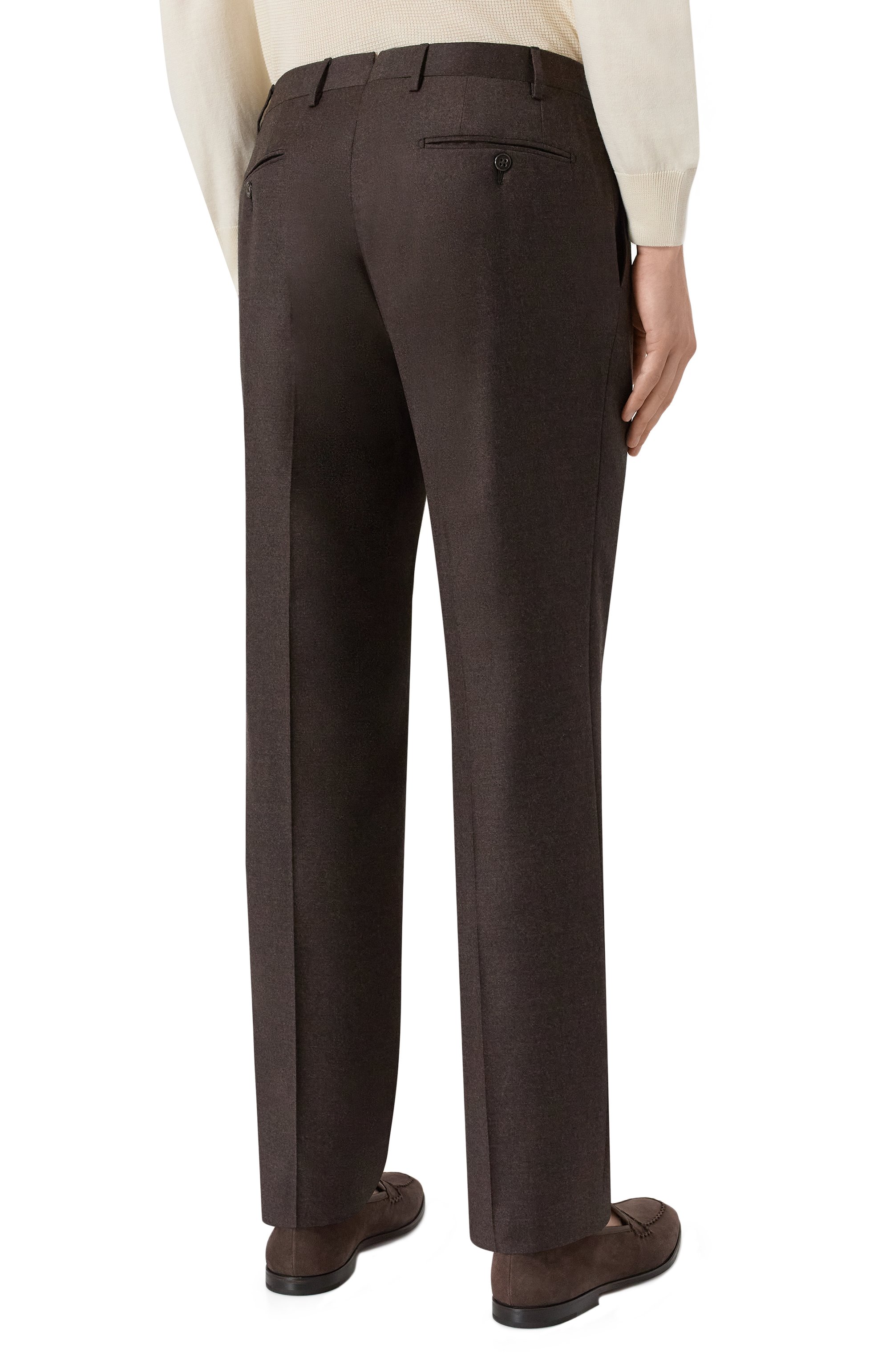 Шерстяные брюки CORNELIANI, арт. 265B03-2618581, фото 4