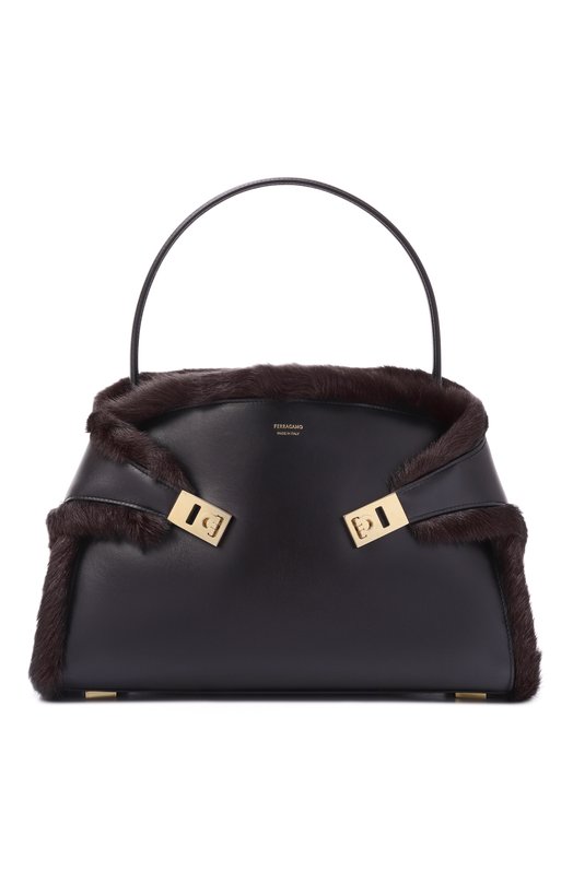 Сумка Hug small Ferragamo 21A443/787 Чёрный 21A443/787