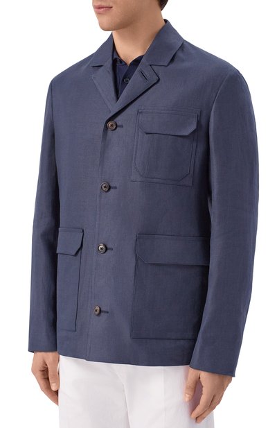 Льняной пиджак CORNELIANI, арт. 27XL51/2714326, фото 3