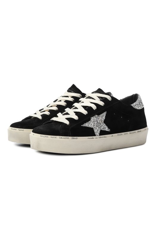 Замшевые кеды Hi Star Golden Goose Deluxe Brand GWF00118.F006389 Чёрный GWF00118.F006389