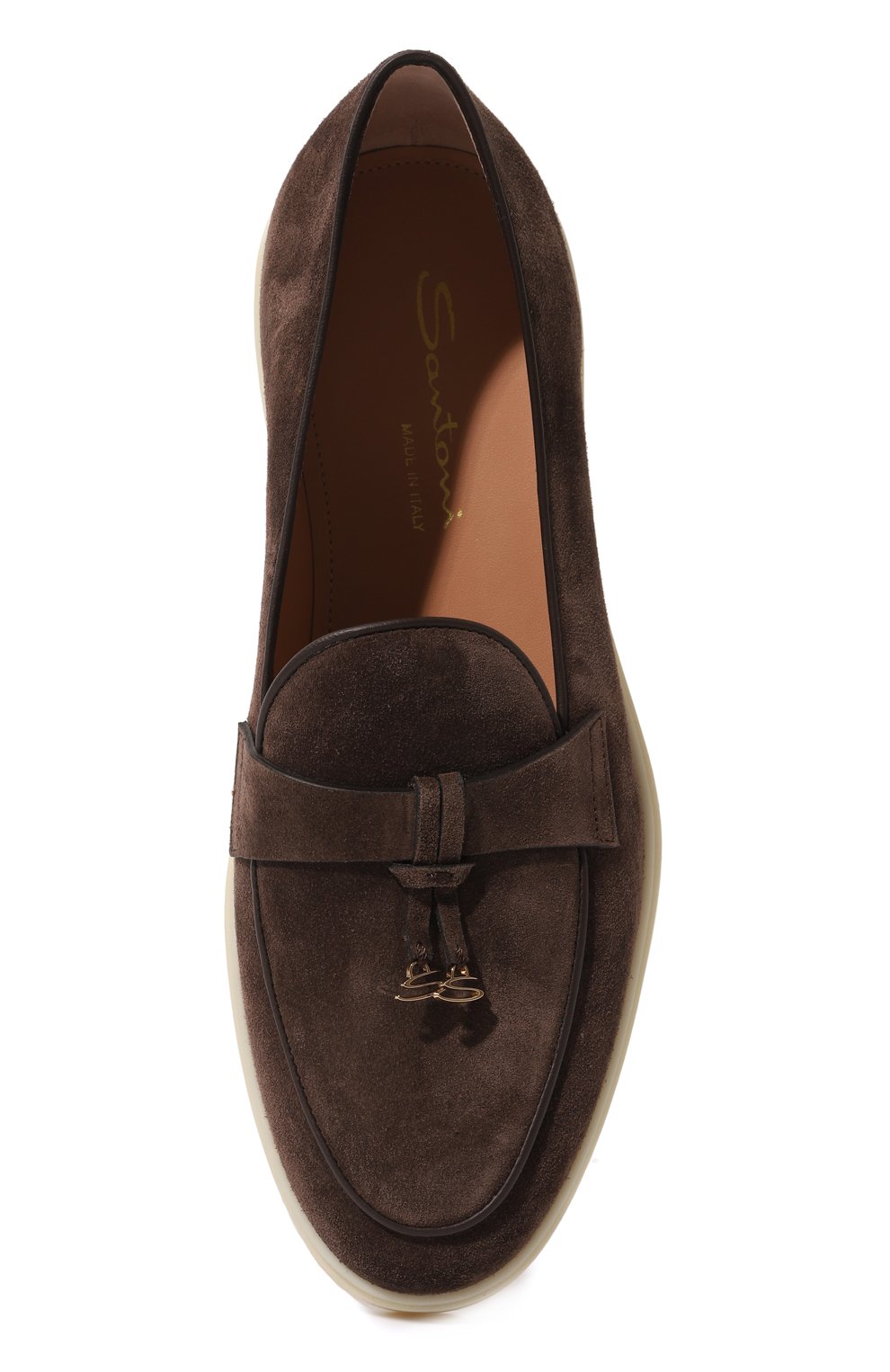 Замшевые лоферы yalta SANTONI, арт. WUYA59375TISNKGAI90, фото 6