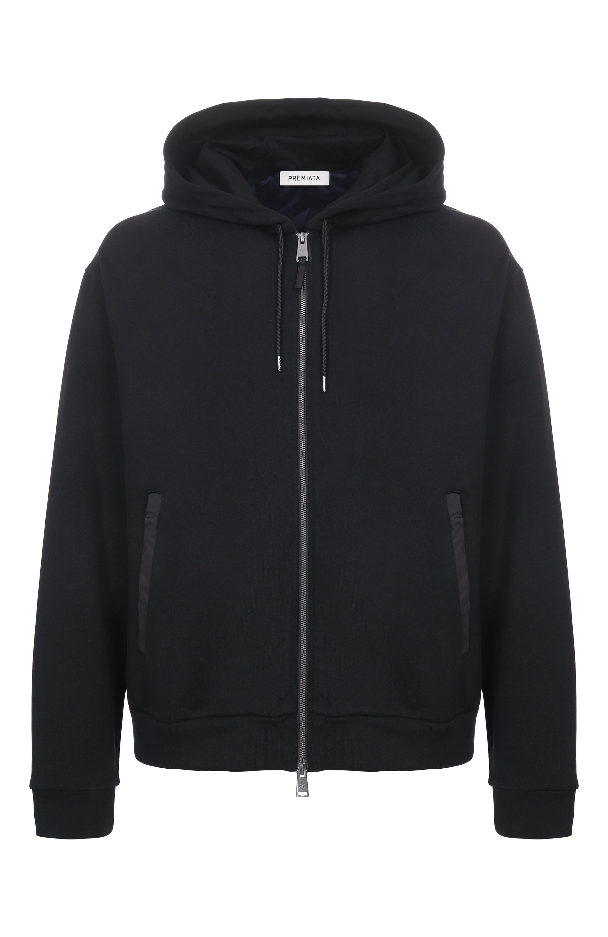 Хлопковая толстовка PREMIATA черного цвета по цене 39950 руб., арт. PA1034, фото 1 Хлопковая толстовка PREMIATA, арт. PA1034, фото 1