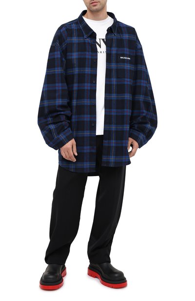 Хлопковая рубашка BALENCIAGA, арт. 625548/TIM19, фото 2