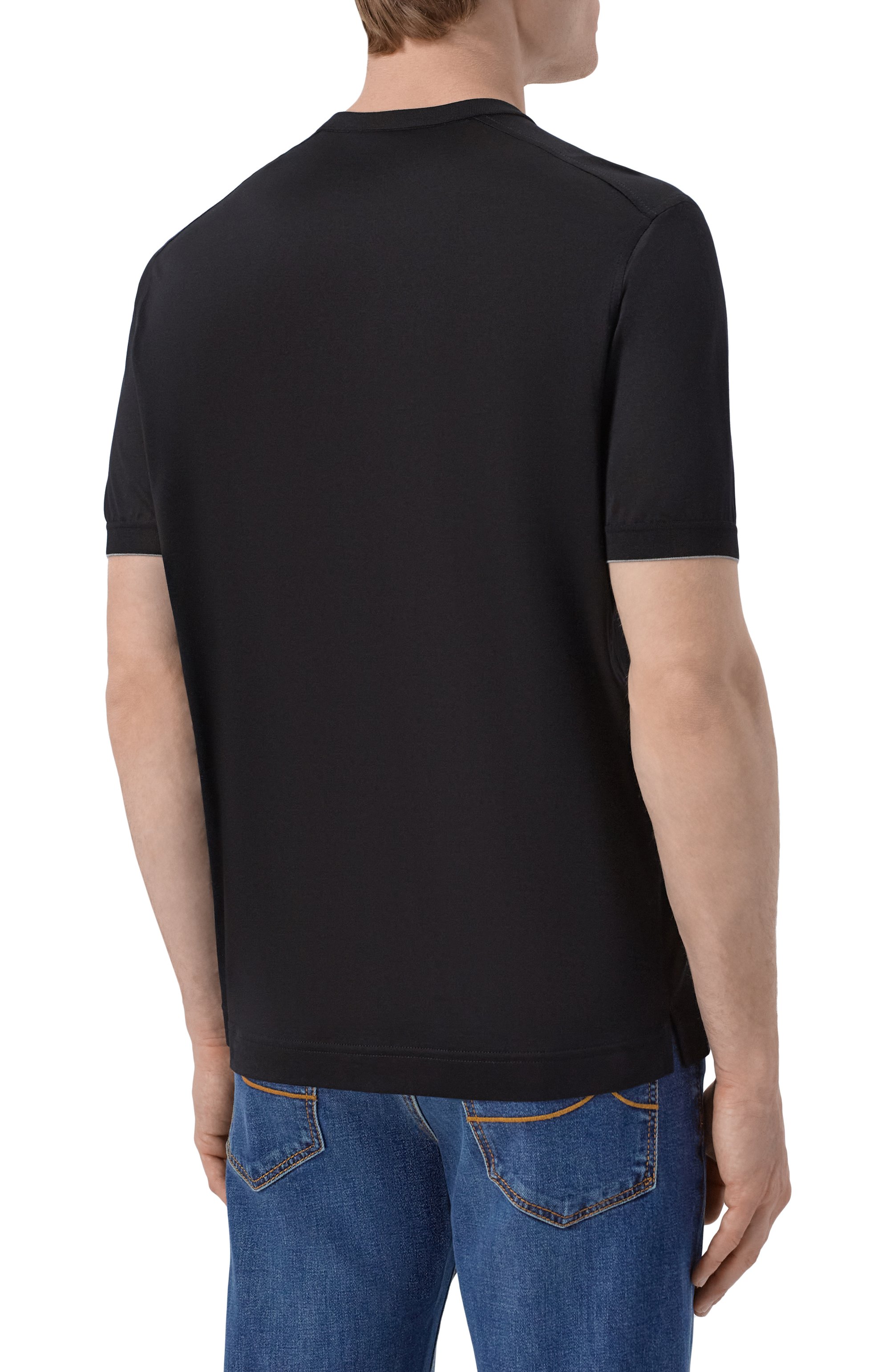 Шелковая футболка STEFANO RICCI, арт. K919512G10/R25190, фото 4