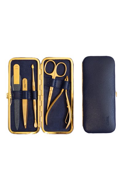 Женский маникюрный набор KIEHL SOLINGEN, арт. 9526G Special Gold Calypso blue