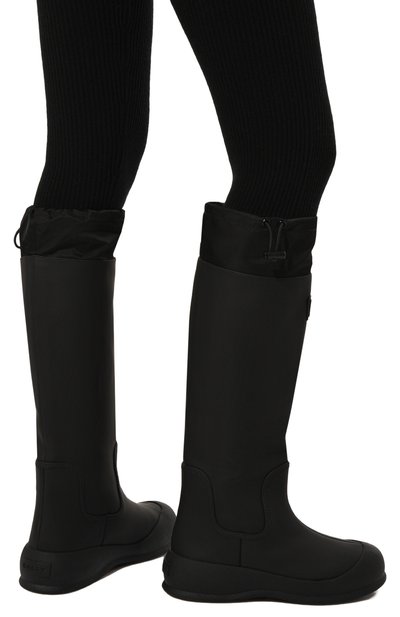 Комбинированные сапоги clover BALLY черного цвета по цене 82800 руб., арт. WB0042/VT155, фото 3 Комбинированные сапоги clover BALLY, арт. WB0042/VT155, фото 3