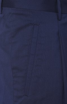 Мужские брюки из хлопка и шелка CORNELIANI темно-синего цвета, арт. 254545-2514528 | Фото 6 (Материал внешний: Шелк, Хлопок; Длина (брюки, джинсы): Стандартные; Случай: Повседневный; Стили: Кэжуэл; Автоматизация ТО: Проставлено; Автоматизация состава: Проставлено)