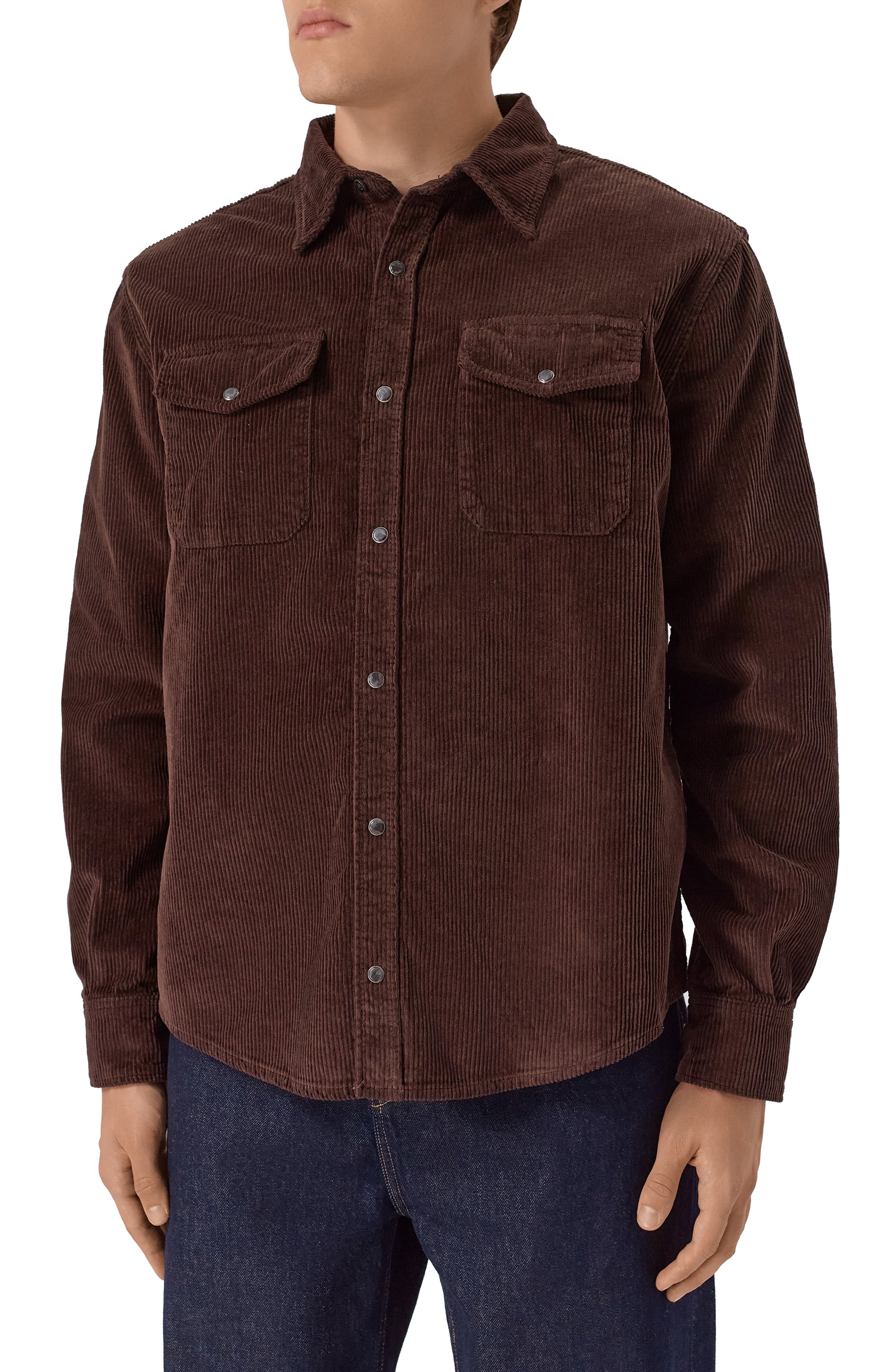Вельветовая рубашка 7 FOR ALL MANKIND, арт. 7T800E53-1LP, фото 3