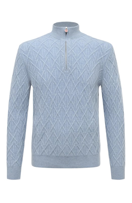 Кашемировый джемпер Kiton UMK0517K68 Голубой UMK0517K68