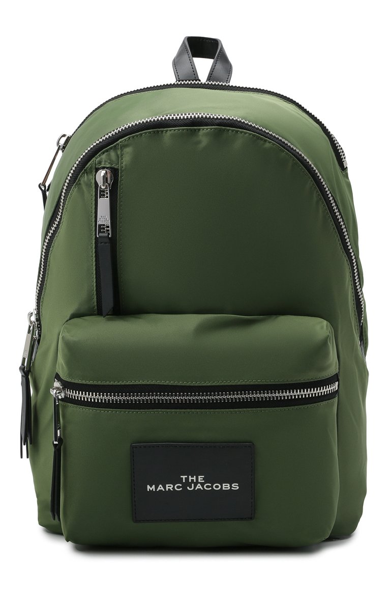 Женский рюкзак MARC JACOBS (THE) темно-зеленого цвета, арт. H303M02PF21 | Фото 1 (Размер: large; Материал: Текстиль; Стили: Кэжуэл)