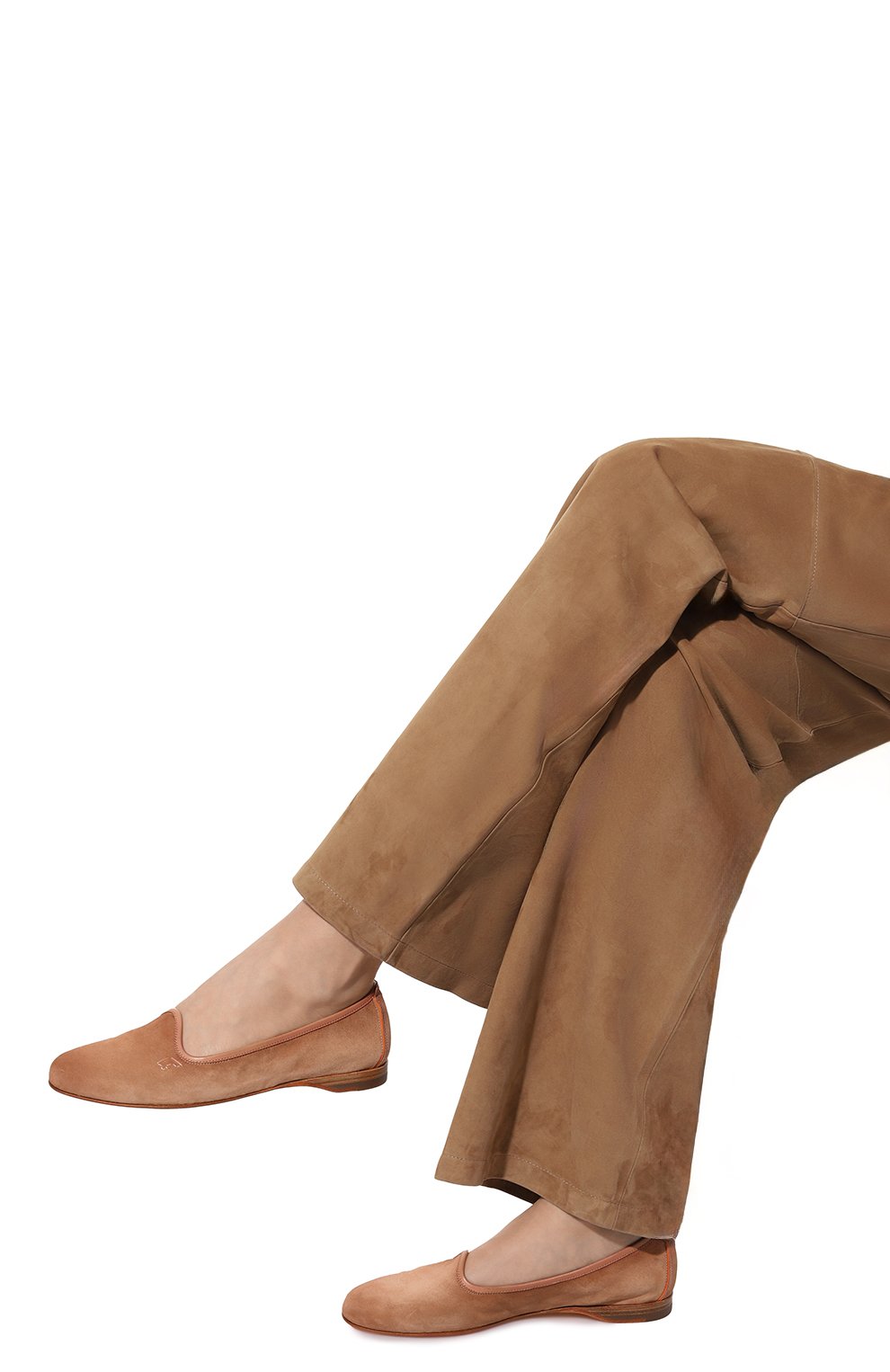 Замшевые лоферы SANTONI, арт. WUAY71013SA5SAEAC39, фото 3