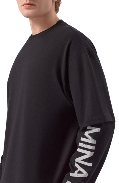 Хлопковый лонгслив HINNOMINATE, арт. HMABM01576, фото 5