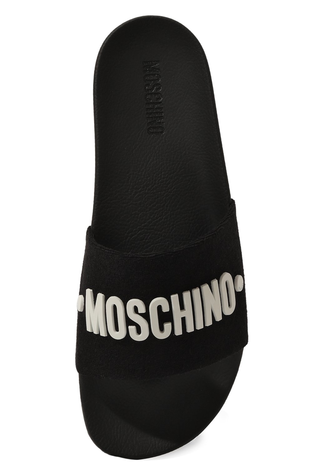 Текстильные шлепанцы MOSCHINO, арт. MB28302G0IGQ0, фото 6
