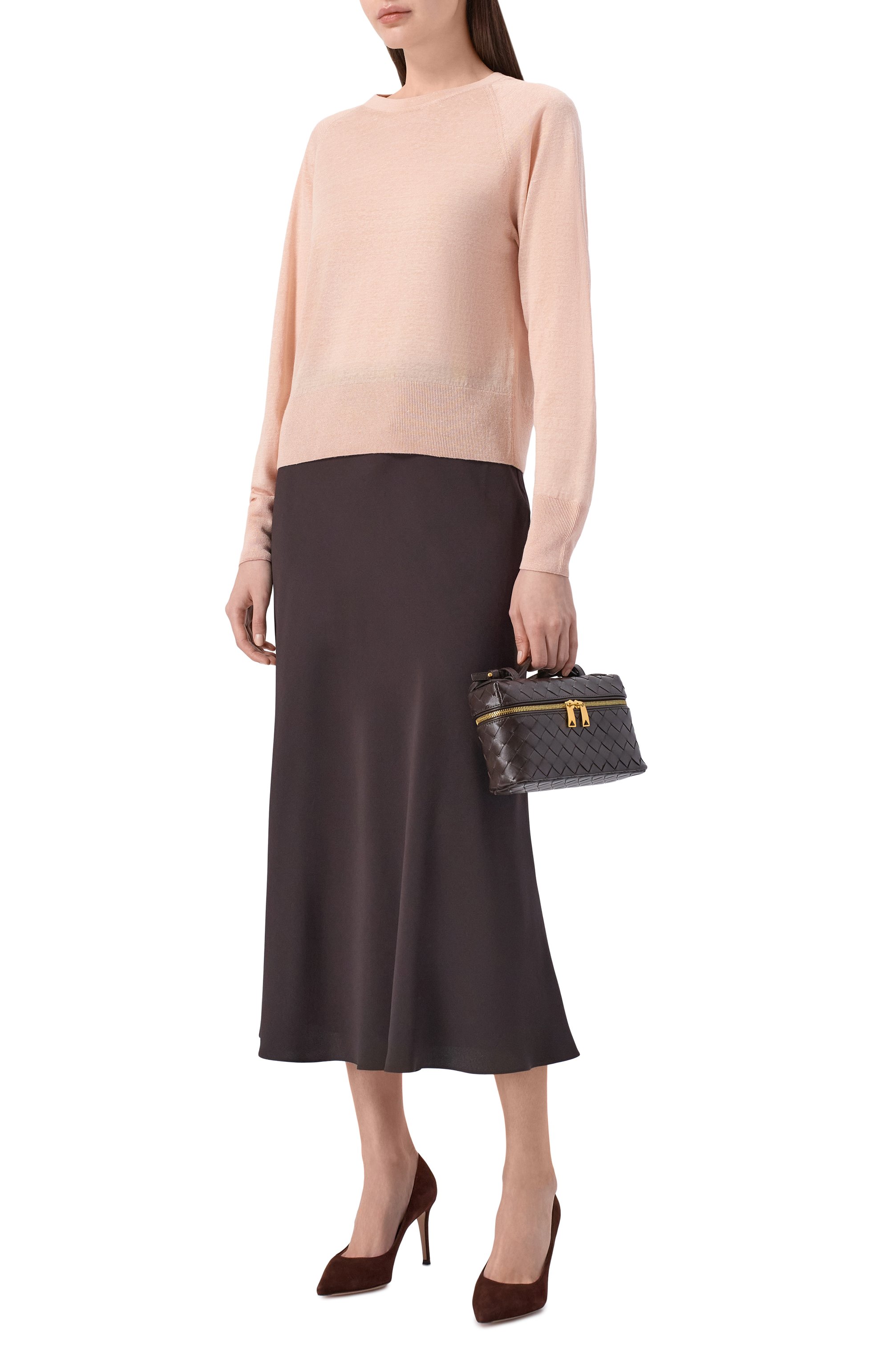 Пуловер изо льна и шелка AGNONA, арт. K111048E/0L180PE, фото 2