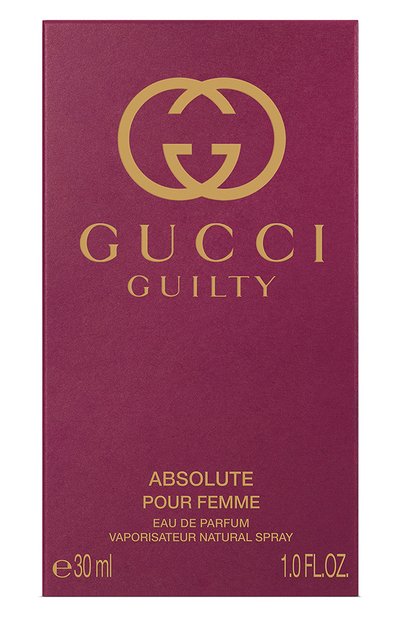 Парфюмерная вода guilty absolute pour femme (30ml) GUCCI, арт. 8005610524115, фото 3