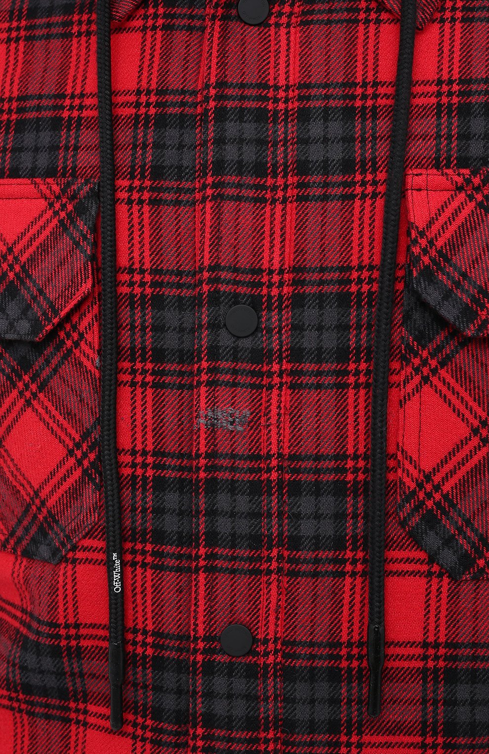 Куртка OFF-WHITE красного цвета по цене 123000 руб., арт. 0MEA236E20FAB0012500, фото 5 Куртка OFF-WHITE, арт. 0MEA236E20FAB0012500, фото 5