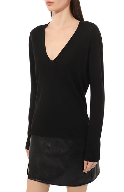 Шерстяной пуловер RICK OWENS, арт. RP01C5623/M, фото 3