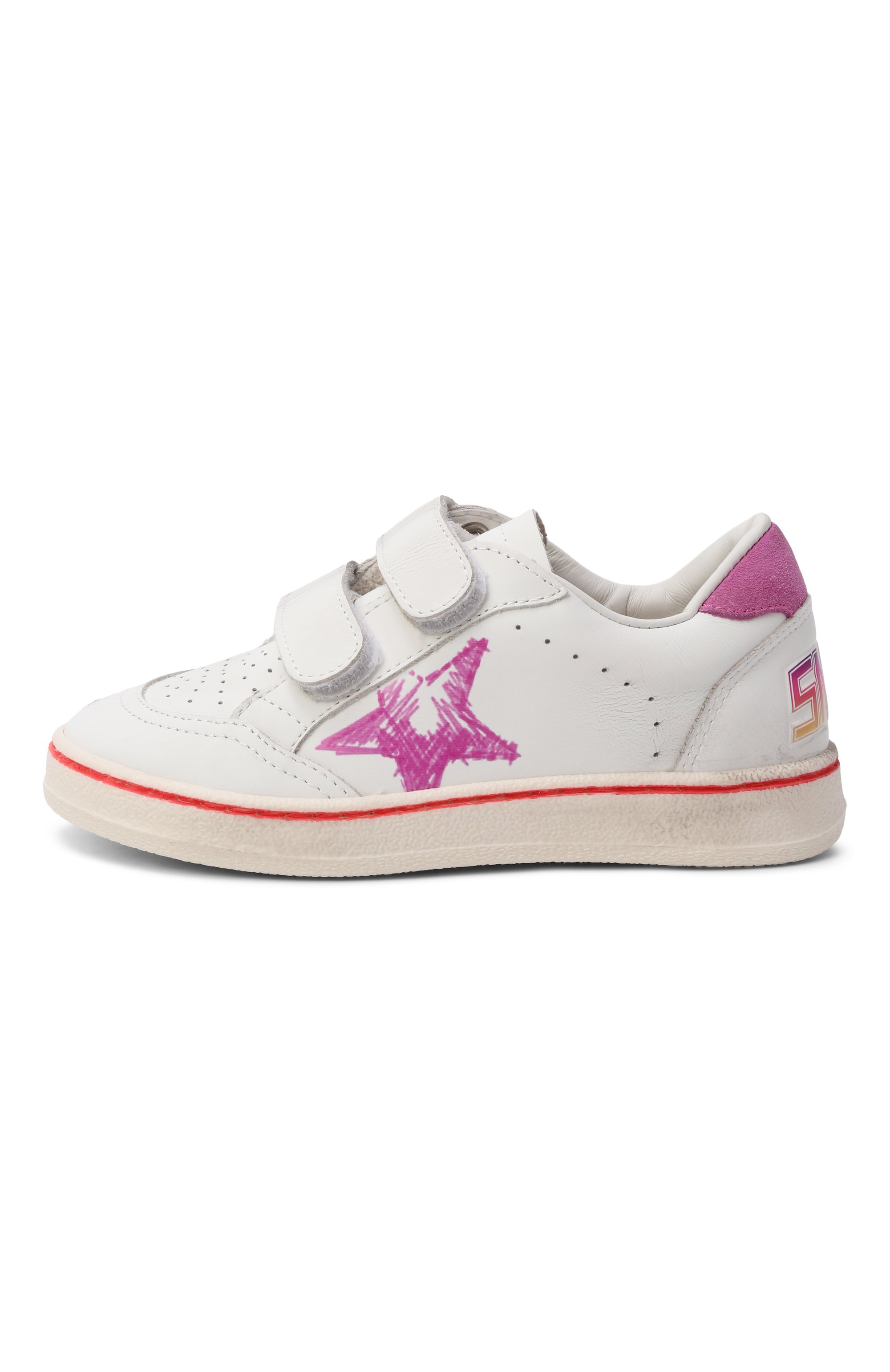 Кожаные кеды ball star GOLDEN GOOSE DELUXE BRAND, арт. GYF00926.F007445, фото 2