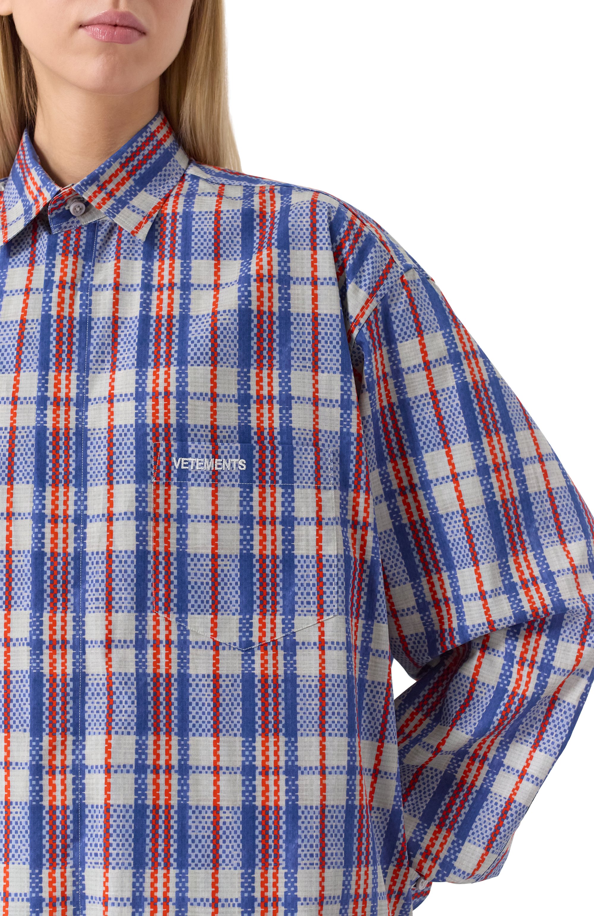 Хлопковая рубашка VETEMENTS, арт. UE54SH380N, фото 5