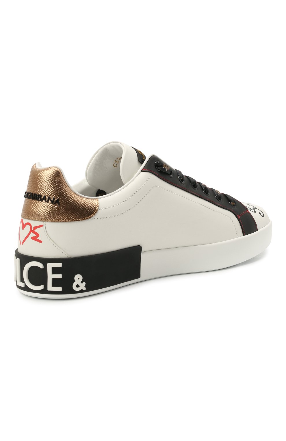 Комбинированные кеды portofino DOLCE & GABBANA, арт. CS1570/AZ268, фото 4