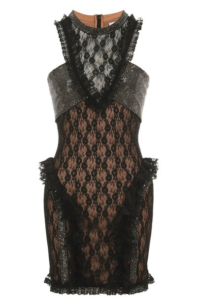 Женское платье с отделкой стразами SELF-PORTRAIT, арт. SS25CK023SB