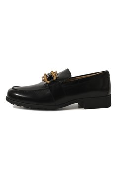 Женские кожаные лоферы monsieur BOTTEGA VENETA черного цвета, арт. 708902V28R0 1000 | Фото 4 (Подошва: Плоская; Материал внешний: Натуральная кожа; Материал внутренний: Натуральная кожа; Каблук высота: Низкий; Драгоценные камни: Проставлено; Материал сплава: Проставлено)
