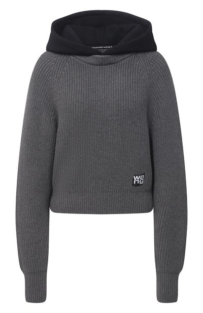 Женский пуловер с капюшоном ALEXANDERWANG.T, арт. 4KC2191042