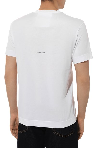 Хлопковая футболка GIVENCHY, арт. BM716G/3Y86, фото 4