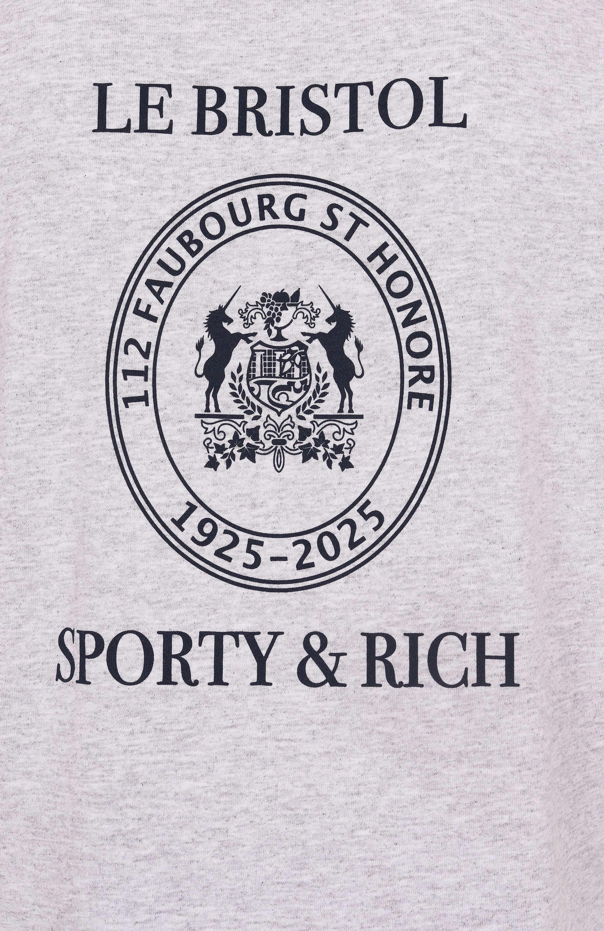 Хлопковая футболка sporty & rich x le bristol paris SPORTY AND RICH, арт. T0043517620GY03, фото 10