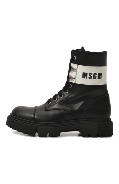 Кожаные ботинки MSGM KIDS, арт. 76273/36-40, фото 2