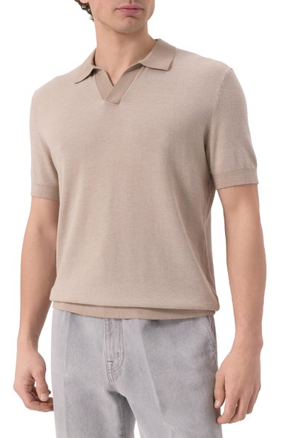 Поло из хлопка и вискозы BOGNER, арт. 88419503, фото 3