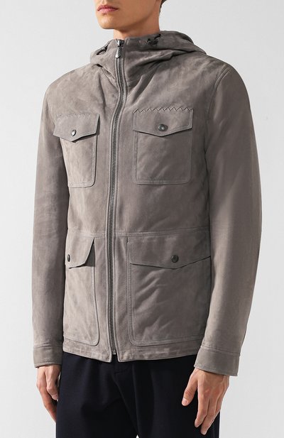 Кожаная куртка на молнии с капюшоном BOTTEGA VENETA, арт. 513685/VEPN0, фото 3