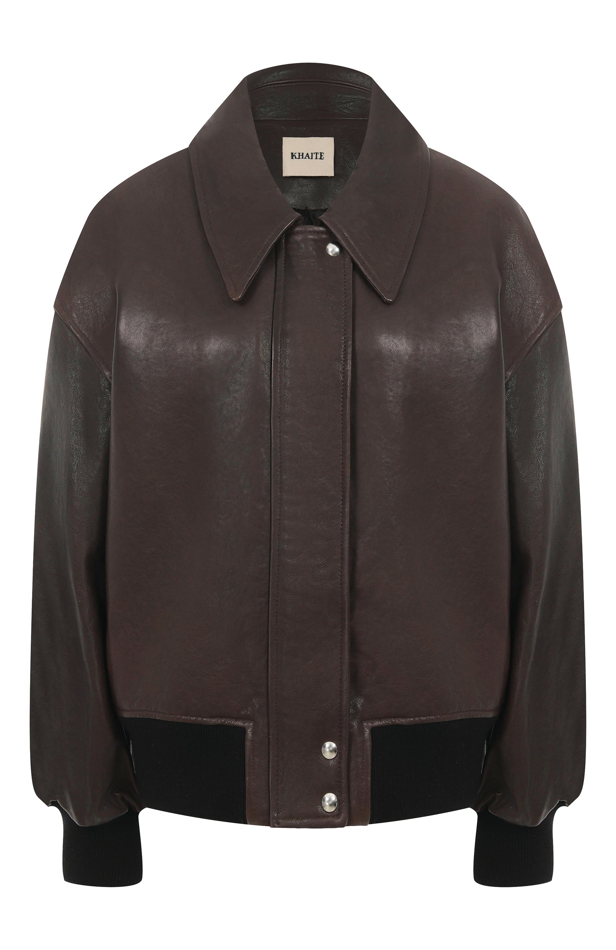 Кожаный бомбер KHAITE, арт. 6166729/L729, фото 1