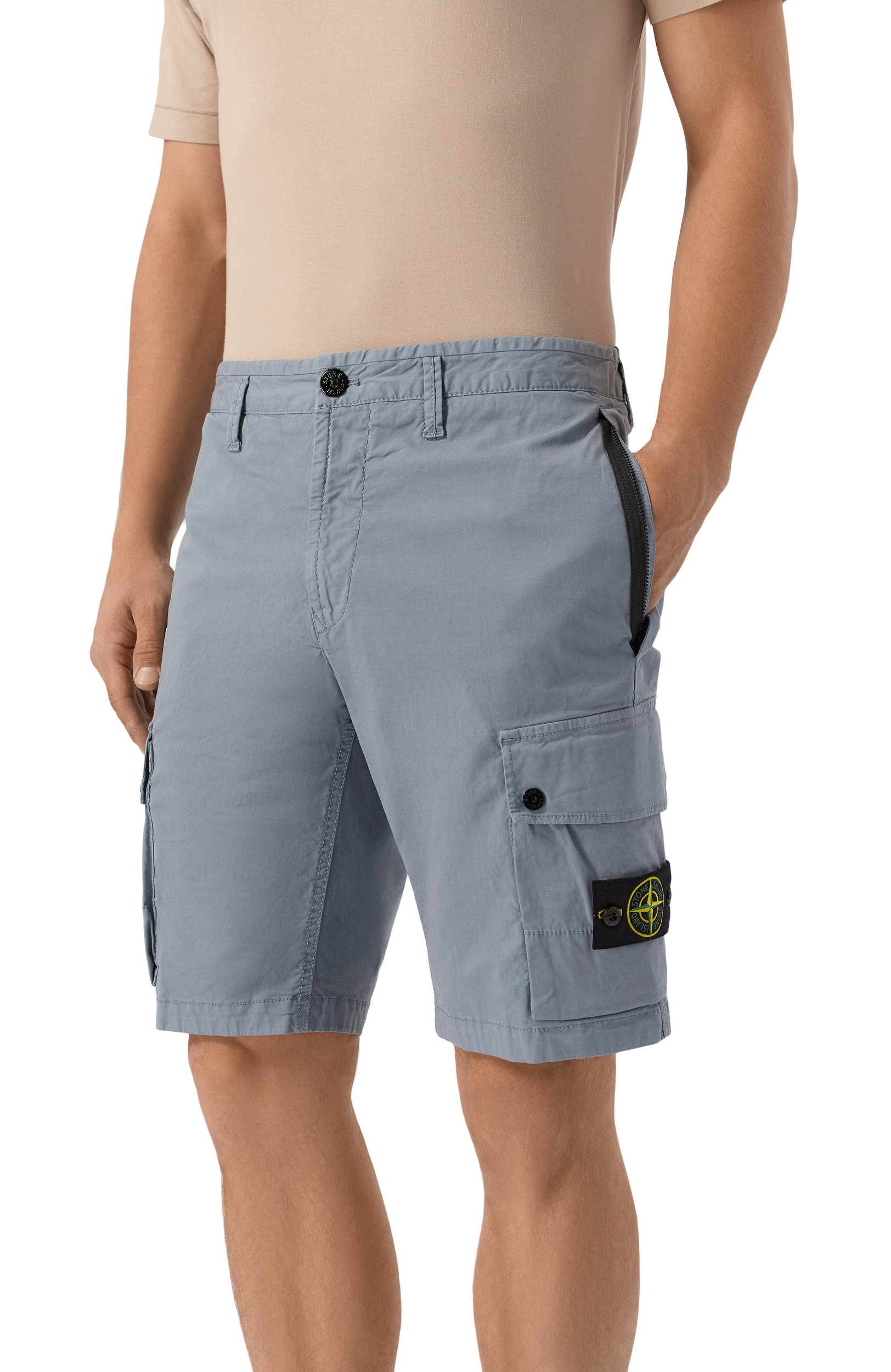 Хлопковые шорты STONE ISLAND, арт. L1S15L100019/S0A10, фото 3