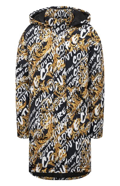 Женский пуховик VERSACE JEANS COUTURE, арт. 73HAT400-73DP400 50D PRINTED L0G0/CQS41