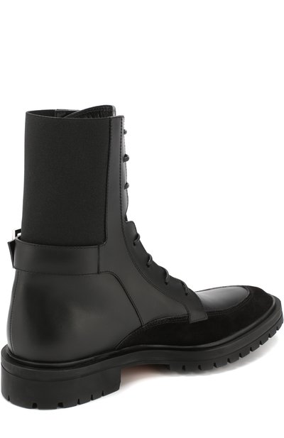 Комбинированные ботинки на шнуровк е GIVENCHY, арт. BE600TE06G, фото 4