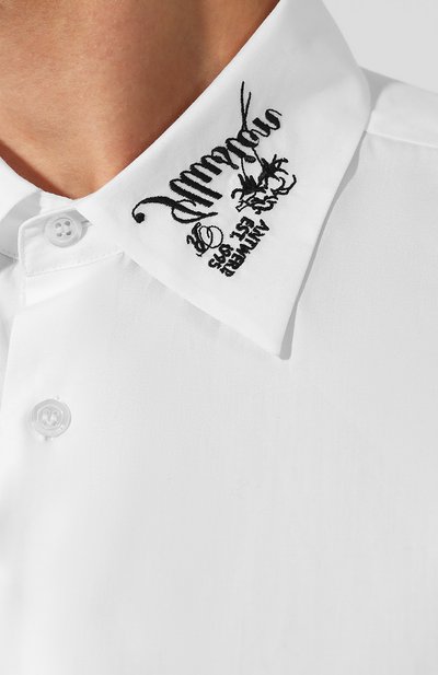 Хлопковая рубашка RAF SIMONS, арт. 192-291A-10000, фото 5