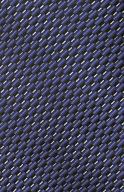 Шелковый галстук CANALI темно-синего цвета по цене 8995 руб., арт. 18/HJ02087, фото 3 Шелковый галстук CANALI, арт. 18/HJ02087, фото 3