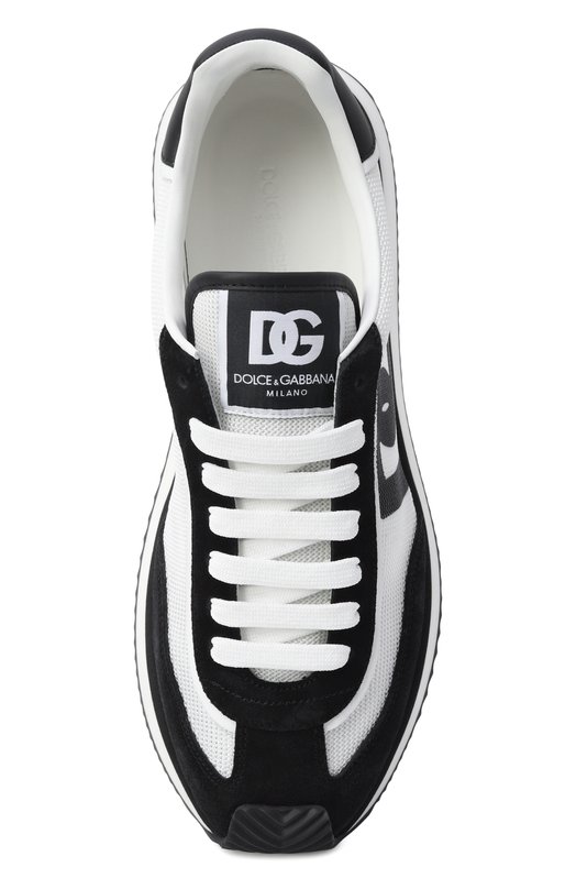 Комбинированные кроссовки DG Cushion Dolce & Gabbana CS2288/A5355 Чёрно-белый  CS2288/A5355 Фото 5
