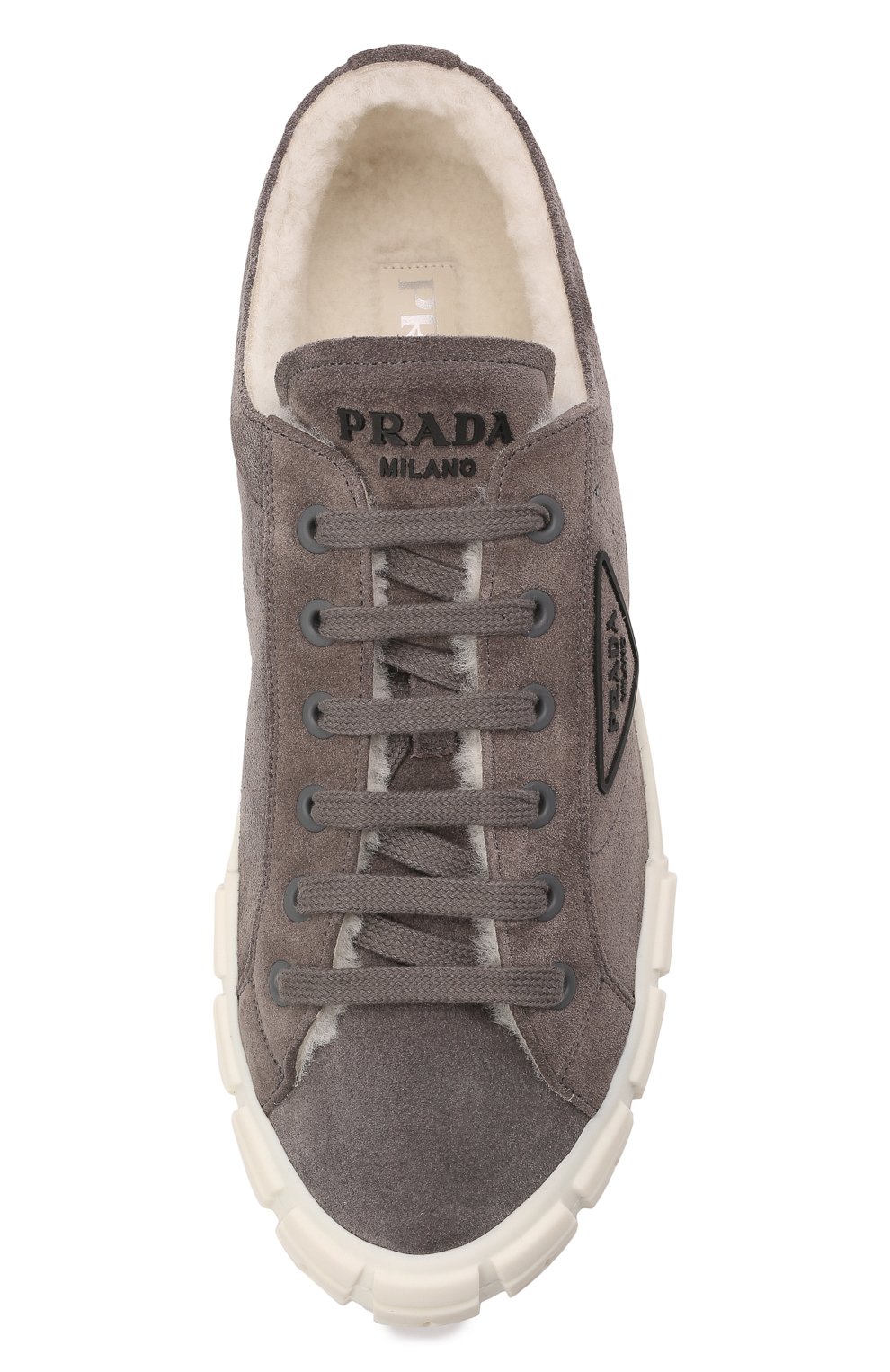 Замшевые кеды PRADA, арт. 2EG324-JFT-F00M4-A000, фото 4