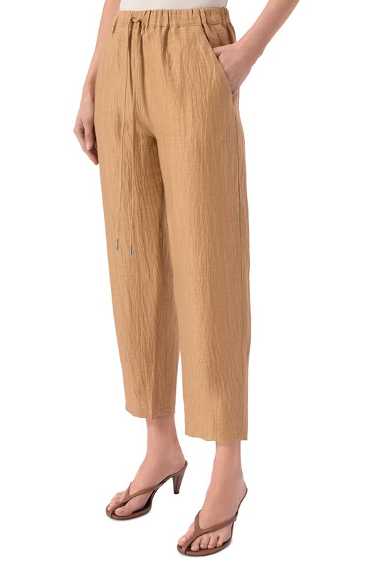 Льняные брюки Antonelli Firenze Q8713/978 Бежевый  Q8713/978 Фото 3