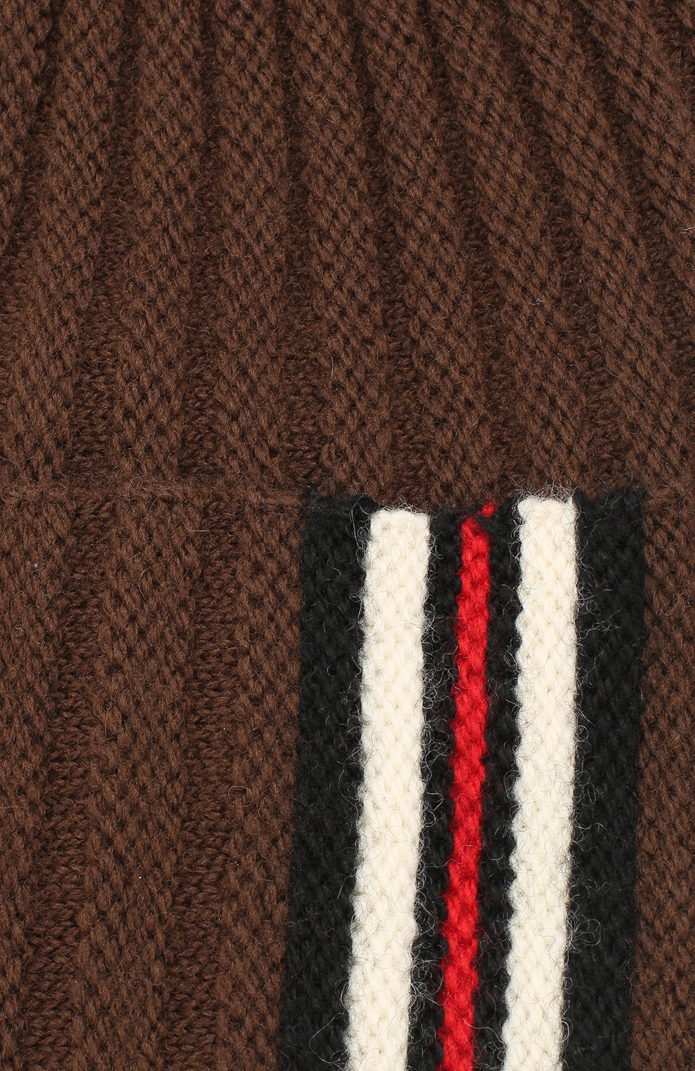 Шерстяная шапка BURBERRY коричневого цвета по цене 24250 руб., арт. 8018616, фото 3 Шерстяная шапка BURBERRY, арт. 8018616, фото 3