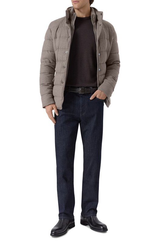 Кашемировый пуховик Ilvo-IL Moorer ILV0/IL Бежевый  ILV0/IL Фото 2