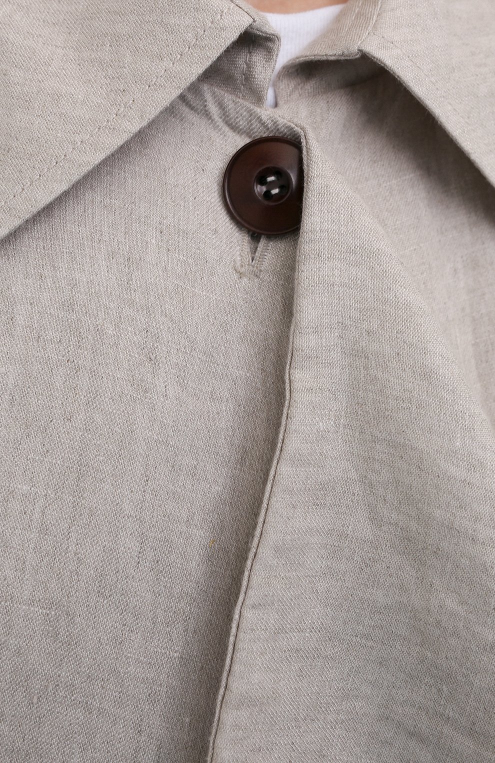 Льняной плащ LOW CLASSIC, арт. L0W21SS_CT03BE, фото 5