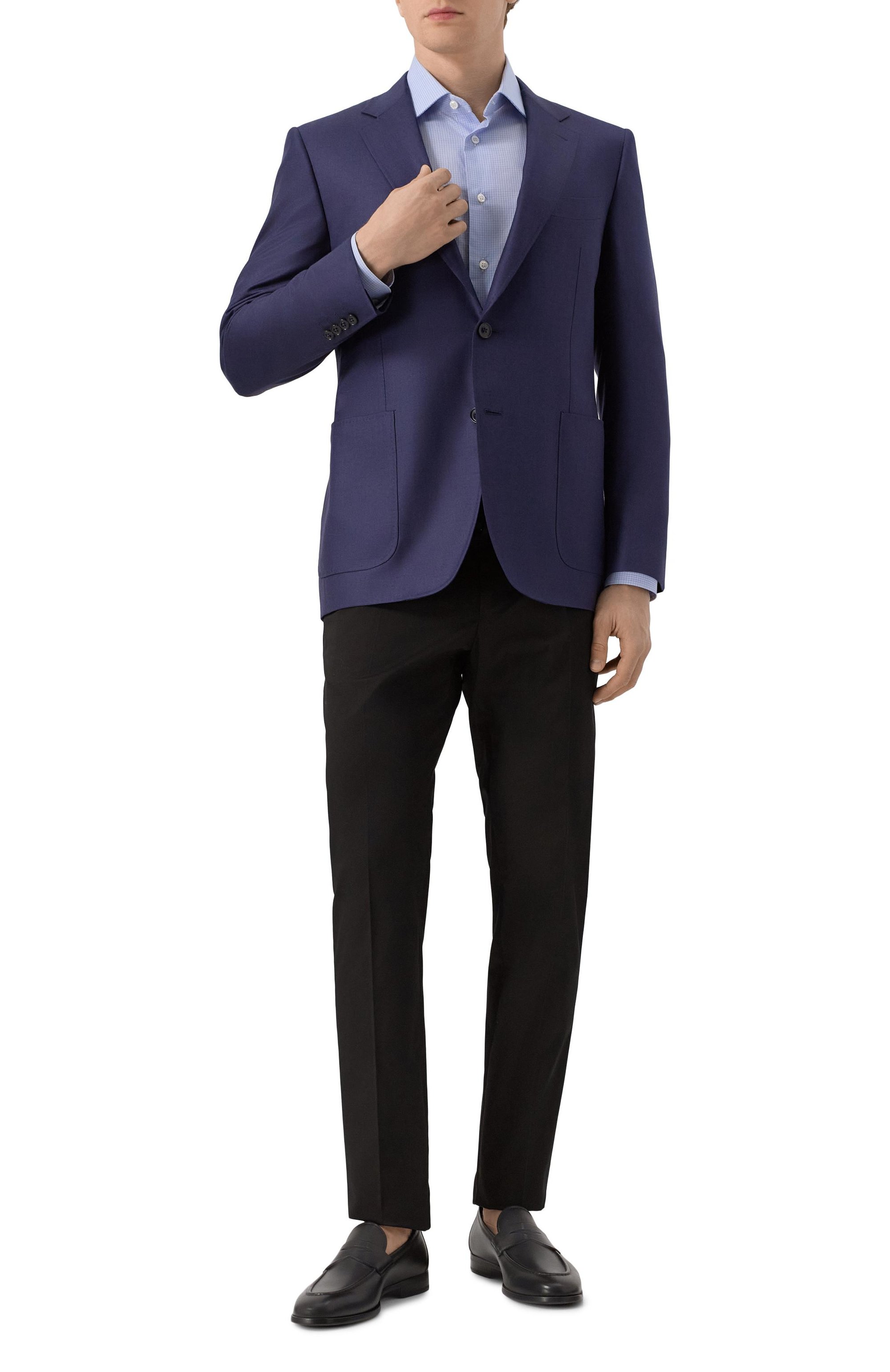 Пиджак из кашемира и шелка CANALI, арт. E11288-CX05566, фото 3