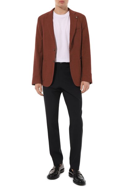 Брюки из шерсти и вискозы BOSS, арт. 50496567, фото 2