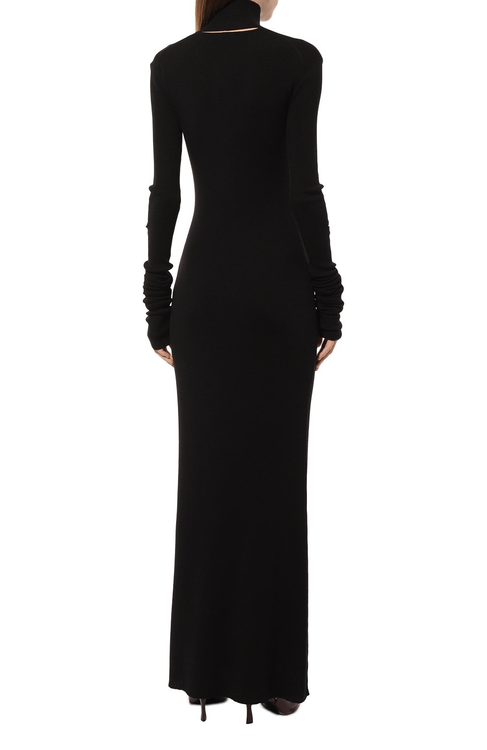 Шерстяное платье ANN DEMEULEMEESTER, арт. 2402-W-KN01-KN043-099, фото 4