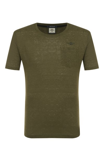Мужская льняная футболка AERONAUTICA MILITARE, арт. 251TS2402J679